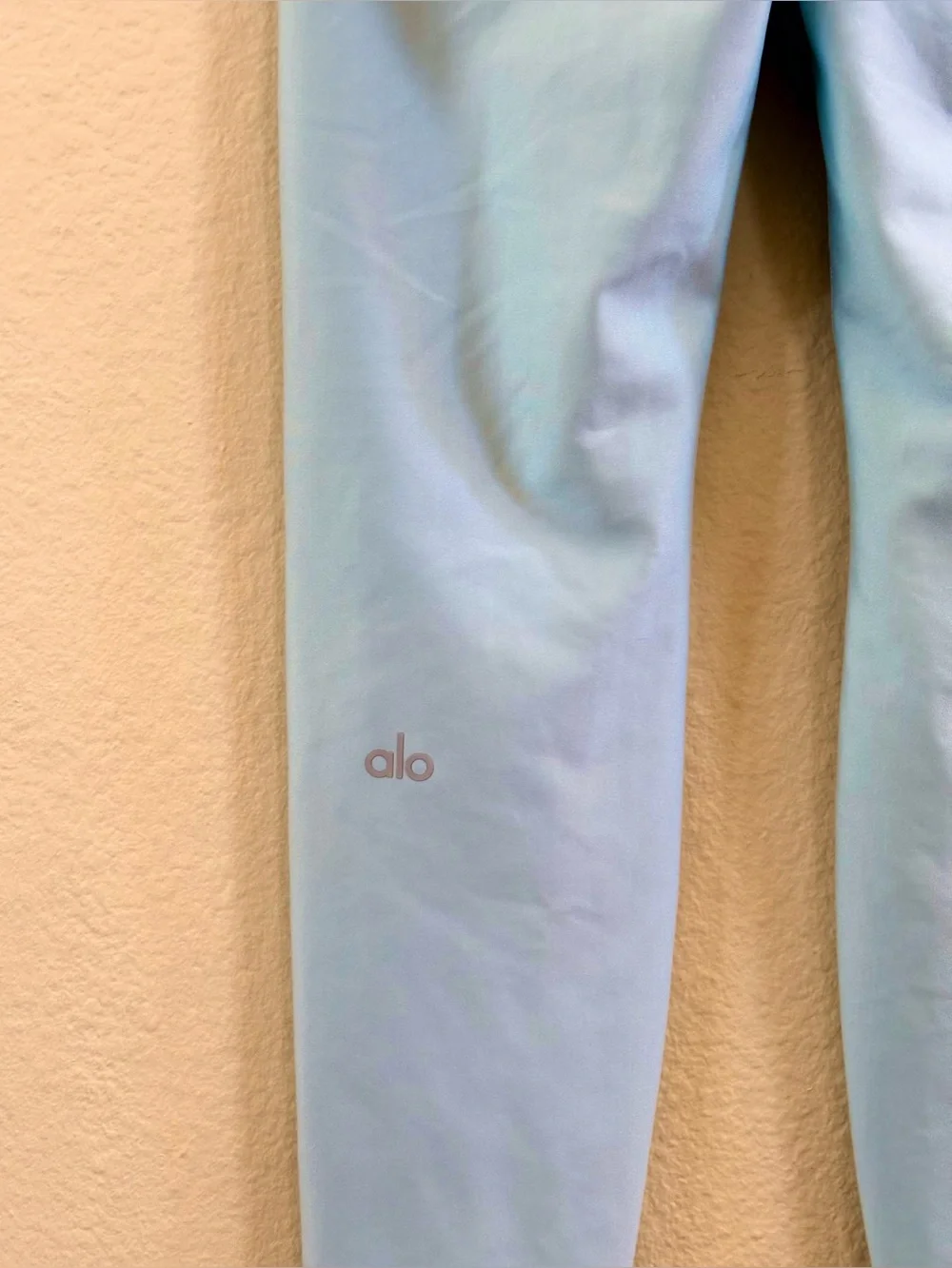 Alo Yoga Airlift 7/8 High Waist Leggings Chalk Blue Compression Pants XS